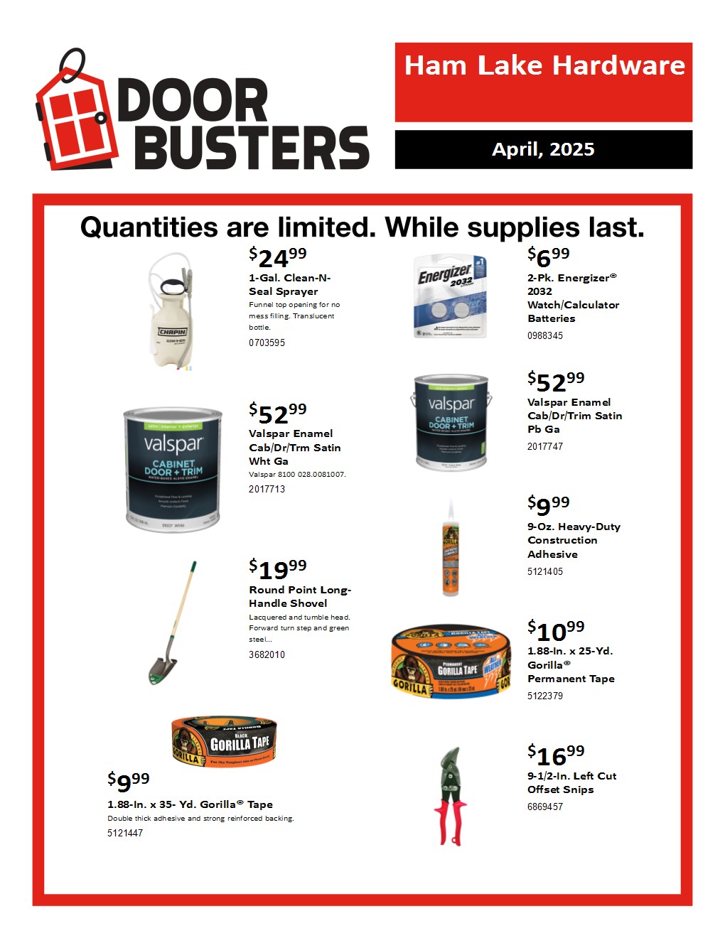 April Doorbuster Pg1